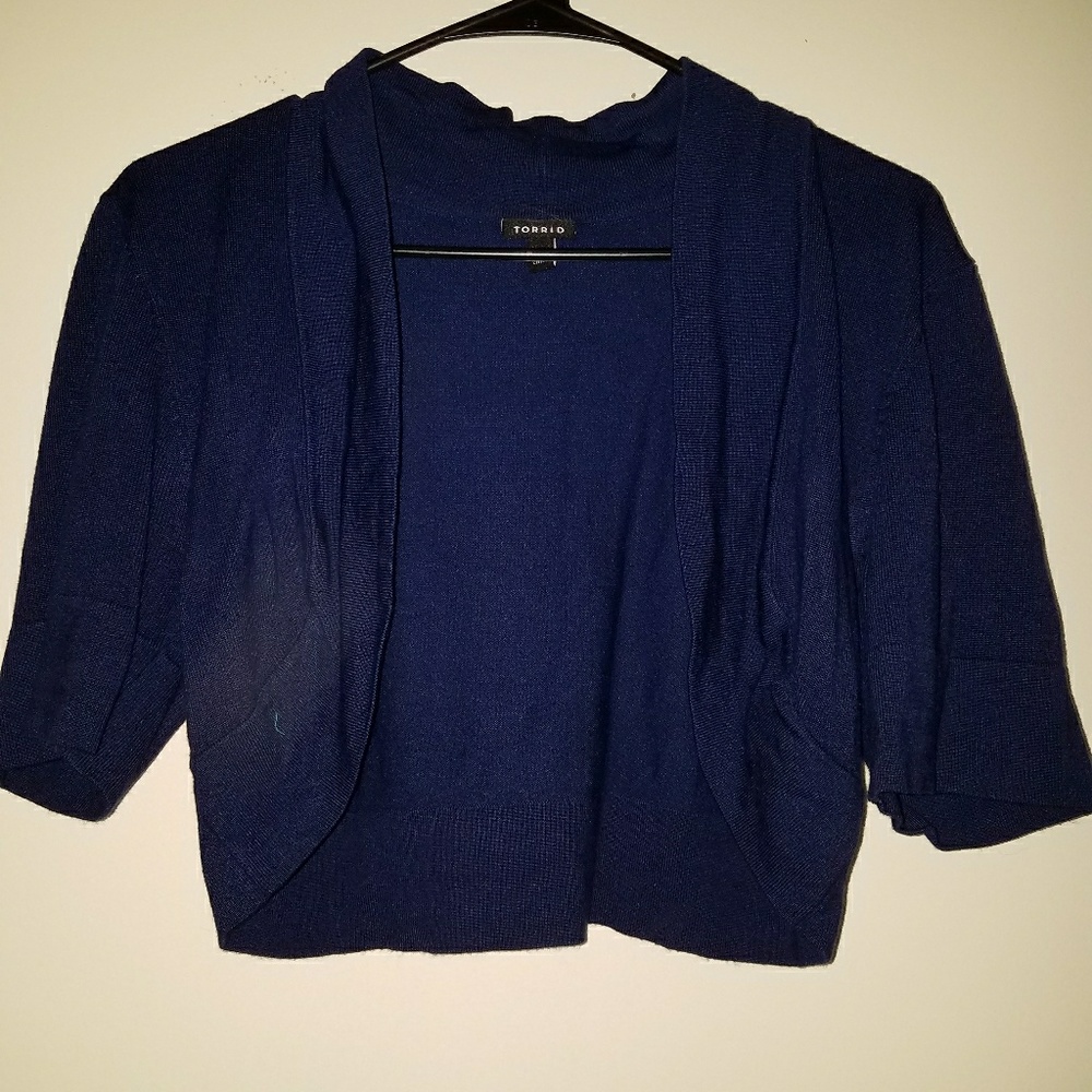 Torrid Navy Shrug